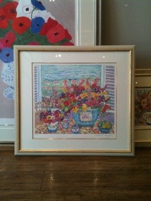 ◆サロンにセイヤーの絵が届きました