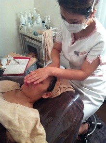 マッサージの練習